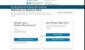 
							         NC Agricultural and Technical State University ... - Student Blue								  
							    
