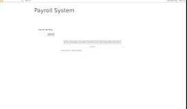 
							         Nc Beacon Payroll System - Payroll System								  
							    