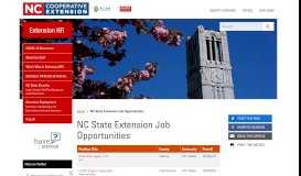 
							         NC Extension Jobs | NC State Extension								  
							    