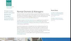 
							         NC Rental Owners & Managers | NCHFA								  
							    
