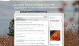 
							         NC Small Fruit & Specialty Crop IPM								  
							    