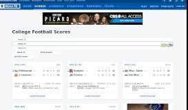 
							         NCAA Football Scores - CBSSports.com								  
							    
