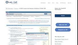 
							         NCBI Conserved Domain Database (CDD) API (Overview ...								  
							    