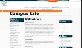 
							         NCC Library - Nash Community College								  
							    