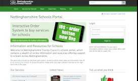 
							         NCC Schools Portal - Nottinghamshire County Council								  
							    