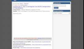 
							         nccptrai.gov.in : How To De-Register From NCPR ... - statusin.in								  
							    
