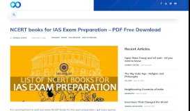 
							         NCERT books for IAS Exam Preparation - PDF Free Download - Syskool								  
							    