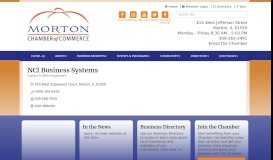 
							         NCI Business Systems - Morton Chamber of Commerce								  
							    