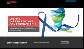 
							         NCNED-CFS/ME-2018 - Griffith University								  
							    