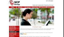 
							         NCP Employee Login								  
							    