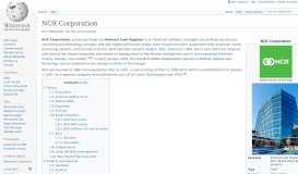 
							         NCR Corporation - Wikipedia								  
							    