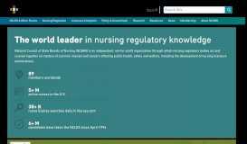 
							         NCSBN: National Council of State Boards of Nursing								  
							    