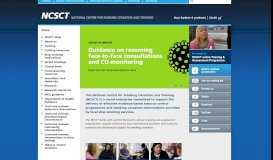 
							         NCSCT - National Centre for Smoking Cessation and Training								  
							    