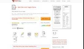 
							         Ncsl Login - Fill Online, Printable, Fillable, Blank | PDFfiller								  
							    