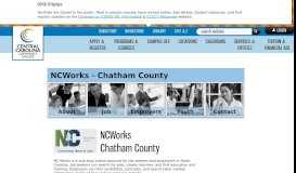 
							         NCWorks - Chatham County., CCCC - Central Carolina Community ...								  
							    