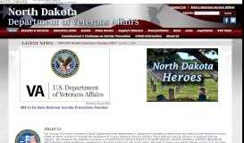 
							         ND Department of Veterans Affairs | - ND.gov								  
							    