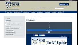 
							         ND Update - Notre Dame High School								  
							    