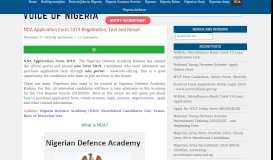 
							         NDA - Nigeria Recruitment Form								  
							    