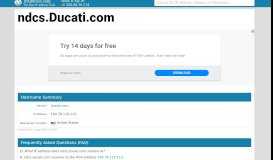 
							         ndcs.ducati.com Website statistics and traffic analysis | Ducati ...								  
							    