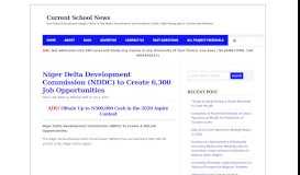 
							         NDDC Recruitment 2019/2020 and How to Apply for Graduate ...								  
							    