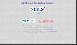 
							         NDDR Production								  
							    
