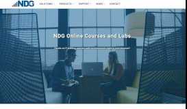 
							         NDG Online Courses and Labs | NDG								  
							    