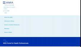 
							         NDIS Portal for Health Professionals | Australian Medical Association								  
							    