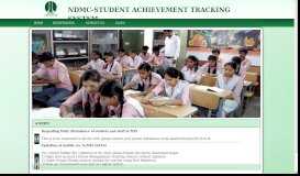 
							         ndmc-student achievement tracking system								  
							    