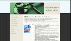 
							         NDNQI Indicators - National Database of Nursing Quality ...								  
							    