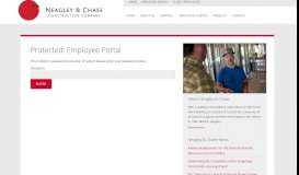 
							         Neagley & Chase Employee Portal								  
							    