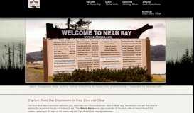 
							         Neah Bay Businesses: Dining, Lodging and Shopping - Makah Tribe								  
							    