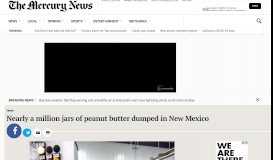 
							         Nearly a million jars of peanut butter dumped in New Mexico – The ...								  
							    