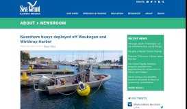 
							         Nearshore buoys deployed off Waukegan and Winthrop Harbor ...								  
							    