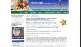 
							         NEASC Standards - Connecticut Association for the Gifted								  
							    