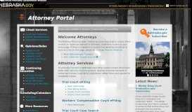 
							         Nebraska.gov Attorney Portal								  
							    