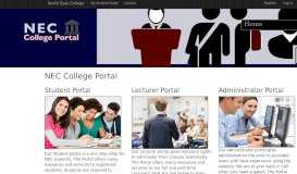 
							         NEC College Portal								  
							    