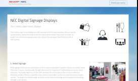 
							         NEC Digital Signage Displays - Portal Site NEC Display Solutions ...								  
							    