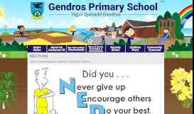 
							         NED Portal | Gendros Primary School								  
							    