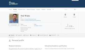 
							         Ned Wales — Bond University Research Portal								  
							    