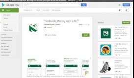 
							         Nedbank Money App Lite™ - Apps on Google Play								  
							    