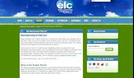 
							         Need Help Paying for Child Care? - Early Learning Coalition of the Big ...								  
							    