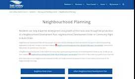 
							         Neighbourhood Planning - East Lindsey District Council								  
							    