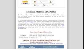 
							         Neiman Marcus EDI Mapping Guidelines, Requirements and EDI ...								  
							    