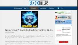 
							         Nemesis AIO Kodi Addon Information Guide - Kodi Tips								  
							    