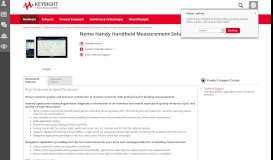 
							         Nemo Handy Handheld Measurement Solution | Keysight (formerly ...								  
							    