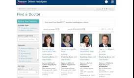 
							         Nemours: Search Results - Children's Health System								  
							    