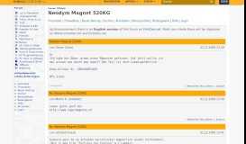 
							         Neodym Magnet 520KG - Mikrocontroller.net								  
							    