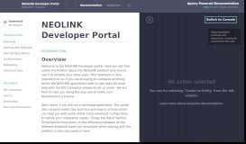 
							         NEOLINK Developer Portal · Apiary								  
							    