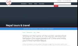 
							         Nepal Tours, Treks & Travel | Intrepid Travel								  
							    