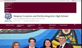 
							         Nepean Creative and Performing Arts High School: High schools								  
							    